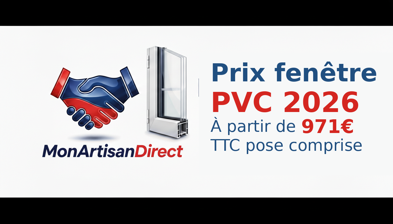 Devis fenêtre gratuit en ligne – Fenêtres PVC et aluminium pose artisan RGE MonArtisanDirect